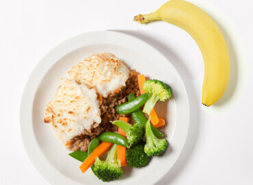 Photo of cottage pie with vegetables