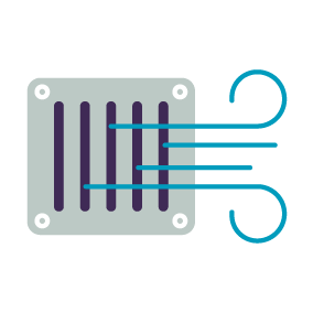 Illustration of an air vent